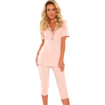 Dámské noční prádlo Dámské pyžamo DE LAFENSE.1000 béžová XXL 0