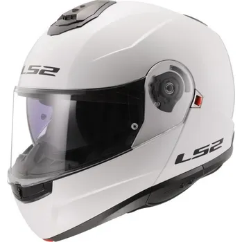 Helma na motorku LS2 LS2 FF908 STROBE II-06 výklopná helma lesklá-bílá vel.S S