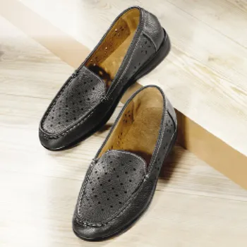 Dámské pantofle 3Pagen Mokasíny Katrin černá 36