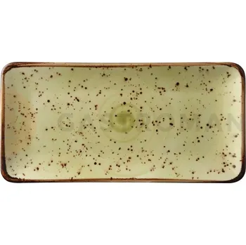 Talíř Obdélníkový talíř, 300x150 mm | FINE DINE, Olive