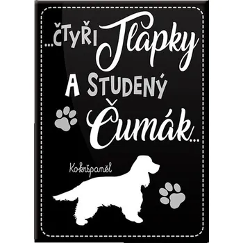 Dekorativní magnet Nekupto Magnet se psem - Kokršpaněl