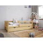 Elvisia Dětská postel MADIA se šuplíkem | borovice 80 x 180 cm