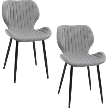 Jídelní židle Set 2 ks jídelních židlí SJ.17, šedá