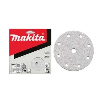 Brusný papír Fe Produkt Makita P-37889 papír brusný suchý zip 150mm 9 děr K150, 10ks