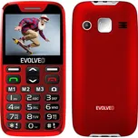 EVOLVEO EasyPhone XR, mobilní telefon pro seniory s nabíjecím stojánkem, červená