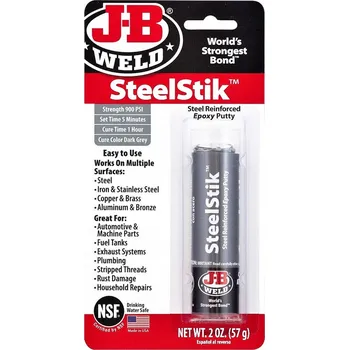 Kancelářské lepidlo JB WELD SteelStik Epoxidové lepidlo na kovy 57g