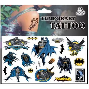 Odstranitelné tetování Dětské dočasné tetování - BATMAN 1 (Značka: TAKARA TOMY)