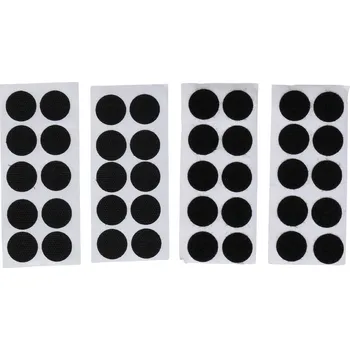 Sada nářadí BGS Diy BGS80557, Kolečka na suchý zip samolepicí černá sada 40 kusů