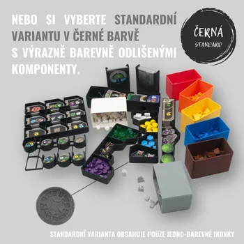 Příslušenství k deskovým hrám Junta Gaia Project - INSERT do hry (79409) Barva: Černá