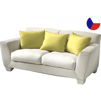 Dekorativní polštářek Bavlněný dekorační polštářek 40x40 Jednobarevný Žlutý