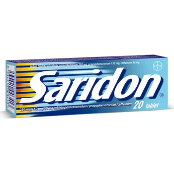 Lék na bolest, zánět a horečku Saridon