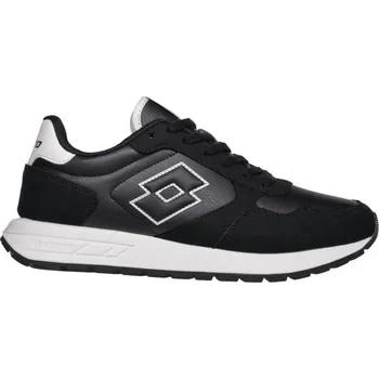 Pánská sálová obuv Pánská volnočasová obuv Lotto TRAINER 2000 AMF III 11.5 Černá, Bílá