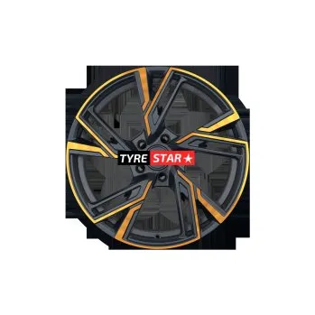 Alu kolo MAM RS5 8x18 5x100 ET38 MATT BLACK FRONT COPPER