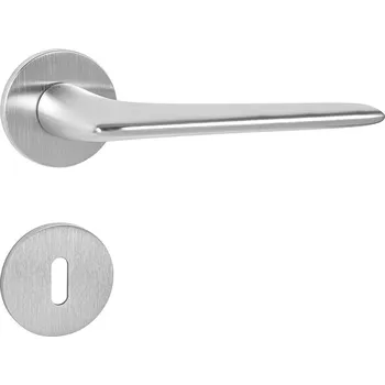 Dveřní kování TI - OPTIMAL - R 4164 5S rozety BB, klika/klika OCS - Chrom broušený (96)