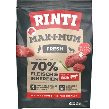Krmivo pro psa 2x4kg RINTI Max-i-mum Hovězí