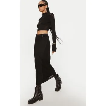 Dámská sukně Patrizia Pepe Midi sukně 8G0412 K195 K103 Černá Slim Fit I