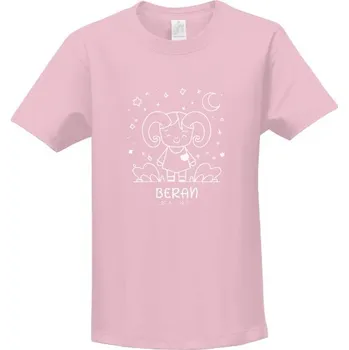 Chlapecké tričko Tričko s potiskem Beran (21. března – 19. dubna) Dětská ilustrace dětské