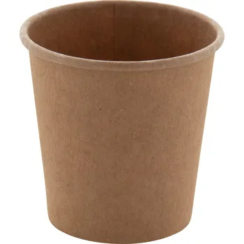 Jednorázové nádobí Papcap S papírový kelímek, 120 ml béžová