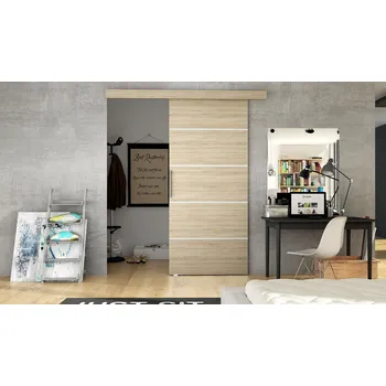 Obývací stěna Posuvné Dveře RUBI III Dub sonoma