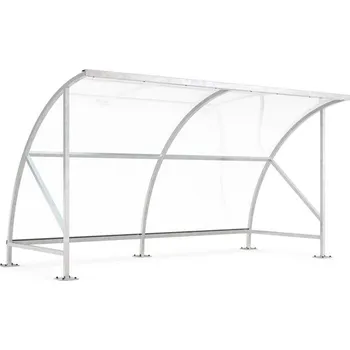 Přístřešek na auto Obloukový přístřešek jednostranný B04, 4130 x 2290 x 2100 mm