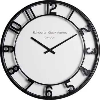 Hodiny Nástěnné hodiny LAGADI černá Ø 40 cm Mybesthome