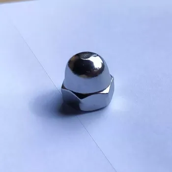 Matice Matice klobouková M10 nerez A2 DIN 1587 - šestihranná, uzavřená, nerezová