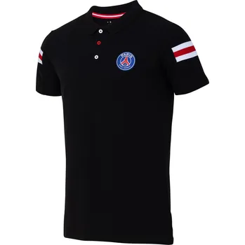 PSG Paris Saint-Germain Polo tričko pánské XL ČERNÁ