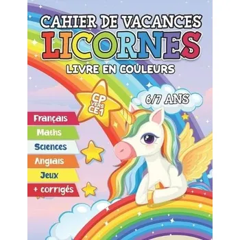 Cizojazyčná kniha Cahier de vacances licornes CP vers CE1 - Chapin, Thibaud