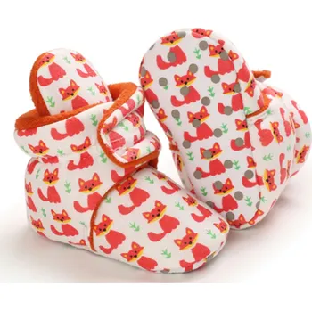 Capáčky Zateplené kotníčkové capáčky - LIŠKA (0-6m) (Značka: VALEN)