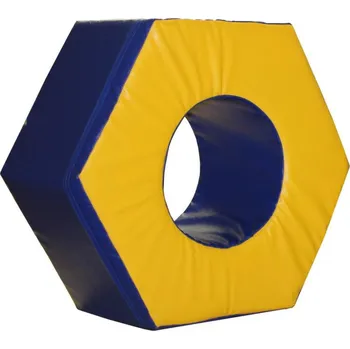 podložka na cvičení JIPAST Dětská stavebnice: Šestiúhelník NO SIZE MODRÁ|ŽLUTÁ
