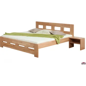 Ložnice Domestav MERIDA manželská postel 180 cm buk cink mořený