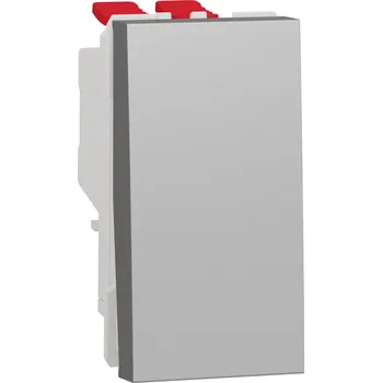 vypínač a zásuvka Přepínač křížový řazení 7, 1M, Aluminium