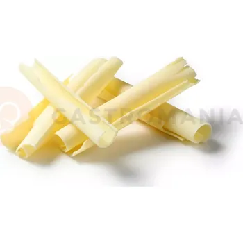 Výroba svíčky Dekorativní hobliny z bílé čokolády, 2,5kg | MONA LISA, CHW-SV-22287E0-74A