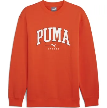 Pánská móda Pánská Mikina PUMA PUMA SQUAD CREW FL 68179418 – Oranžová M