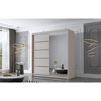 Šatní skříň Šatní skříň BALI III 180 cm - béžová