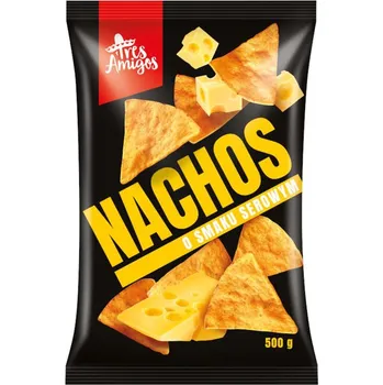 Slaná pochutina Fanex Tres Amigos Tortilla chips Nachos CHEESE 500g