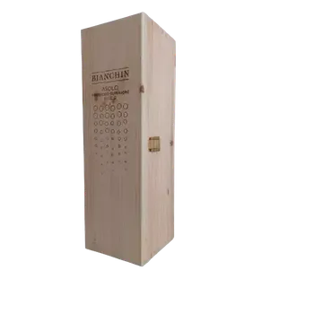 Wooden Gift Box Asolo Prosecco D.O.C.G. Brut millesimato Bianchin 1,5l