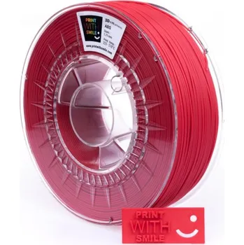 3D tisk PRINT WITH SMILE - filament ABS - 1,75 mm - Cherry RED 1 kg