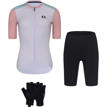 cyklistický dres RIVANELLE Cyklistický mega set - TECHNICAL - růžová/zelená/černá