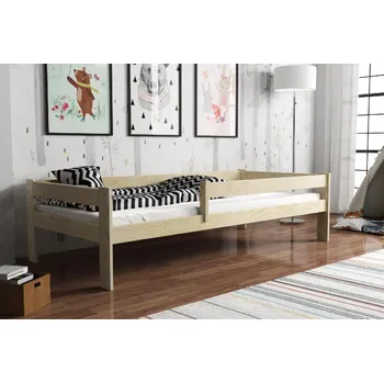 Postel Postel z masivu Rudi 180/80 cm + rošt + matrace 10 cm ZDARMA