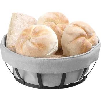 HENDI košík na pečivo s látkou kulatý 427118