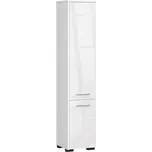 Koupelnová skříňka FIN 2D - bílá/bílá lesk