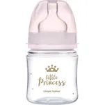 CANPOL BABIES Lahev se širokým hrdlem Royal Baby 120 ml růžová