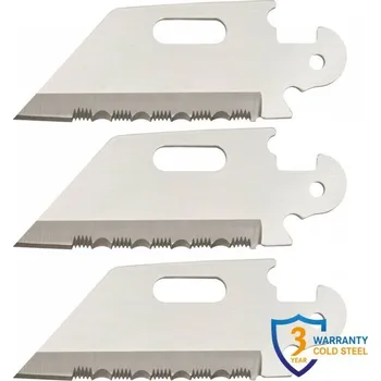 Pracovní nůž Čepel Cold Steel Click N Cut (3 pack of Utility Serrated Edge Blades)