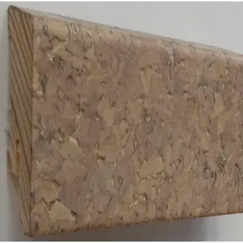 soklová lišta Obvodová lišta korková 16x40x2500mm krémová, lak