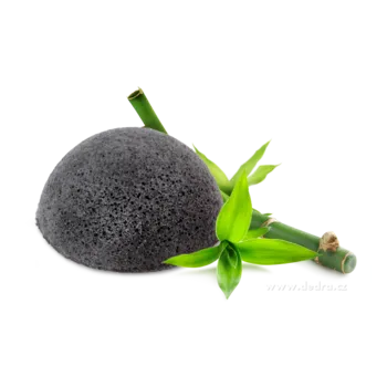 Pleťový krém GoEco® | konjaková houbička na mytí pleti | s bambusovým uhlím | pro čistou a svěží pleť Dedra