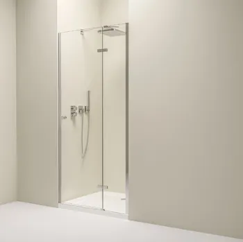 Erga Bern, 1-křídlé dělené sprchové dveře do otvoru 120x195 cm, 6mm čiré sklo, chromový profil, ERG-V02-BERN-D120-CR