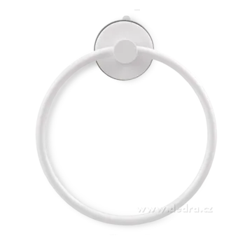Držák na ručník VACUUM SYSTEM 60° | kruhový držák ručníků a utěrek | přísavný systém | bez nutnosti poutka Dedra