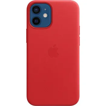 Telefonní příslušenství Apple iPhone 12 mini Leather Case w/ MagSafe - Red