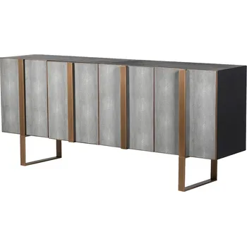 Organizace kuchyně Luxusní Art-Deco příborník Caitlin 200cm shagreen